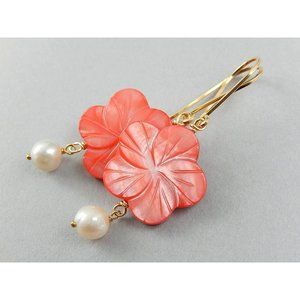 Cherry Blossom Pearl Earrings